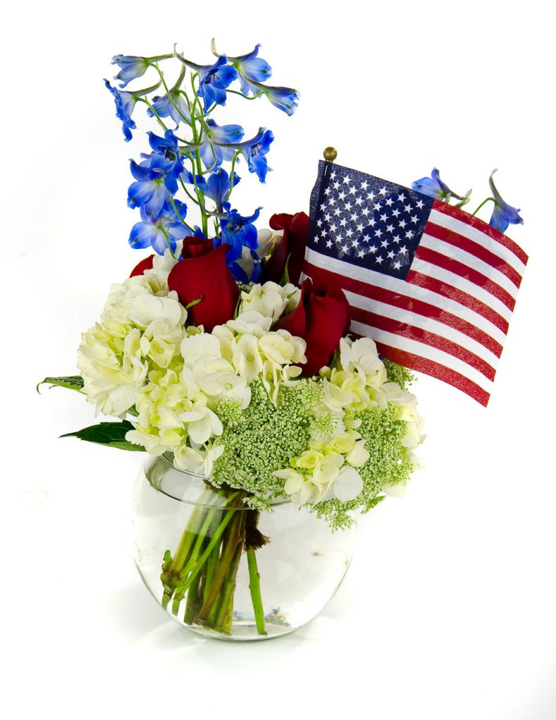 Patriotic Thanks arrangement for Memorial Day